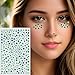 Self Adhesive Face Gems for Makeup, Festival Jewels, Hair Gems, Rhinestone Stickers for Face, Eye, Makeup, Body (mixcolor_6pcs)