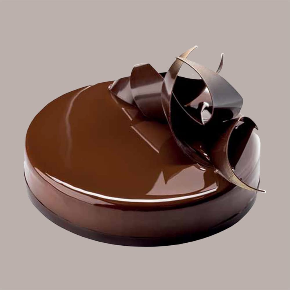 Lucgel Disco Vassoio Rigido Sottotorta Oro Nero Diametro 28 cm | Cartone, Bordo Liscio, 10 Kg