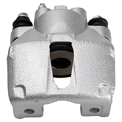 Image of TRQ Rear Brake Pad and Rotor Set Ceramic Solid Rotors Calipers