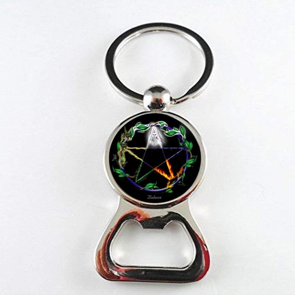 Balance Pentagram Bottle openers Art Charm Jewelry Friend Gift