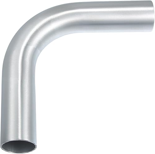 Motoforti Tubo de entrada de aire universal de 90 grados de codo intercooler tubo, 1.5 pulgadas de diámetro exterior, 1.496 in de diámetro exterior,