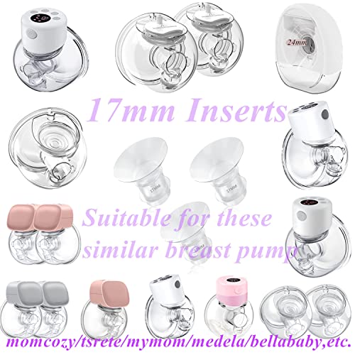 Inserciones de flange 17mm para extractor de leche miniatura 2