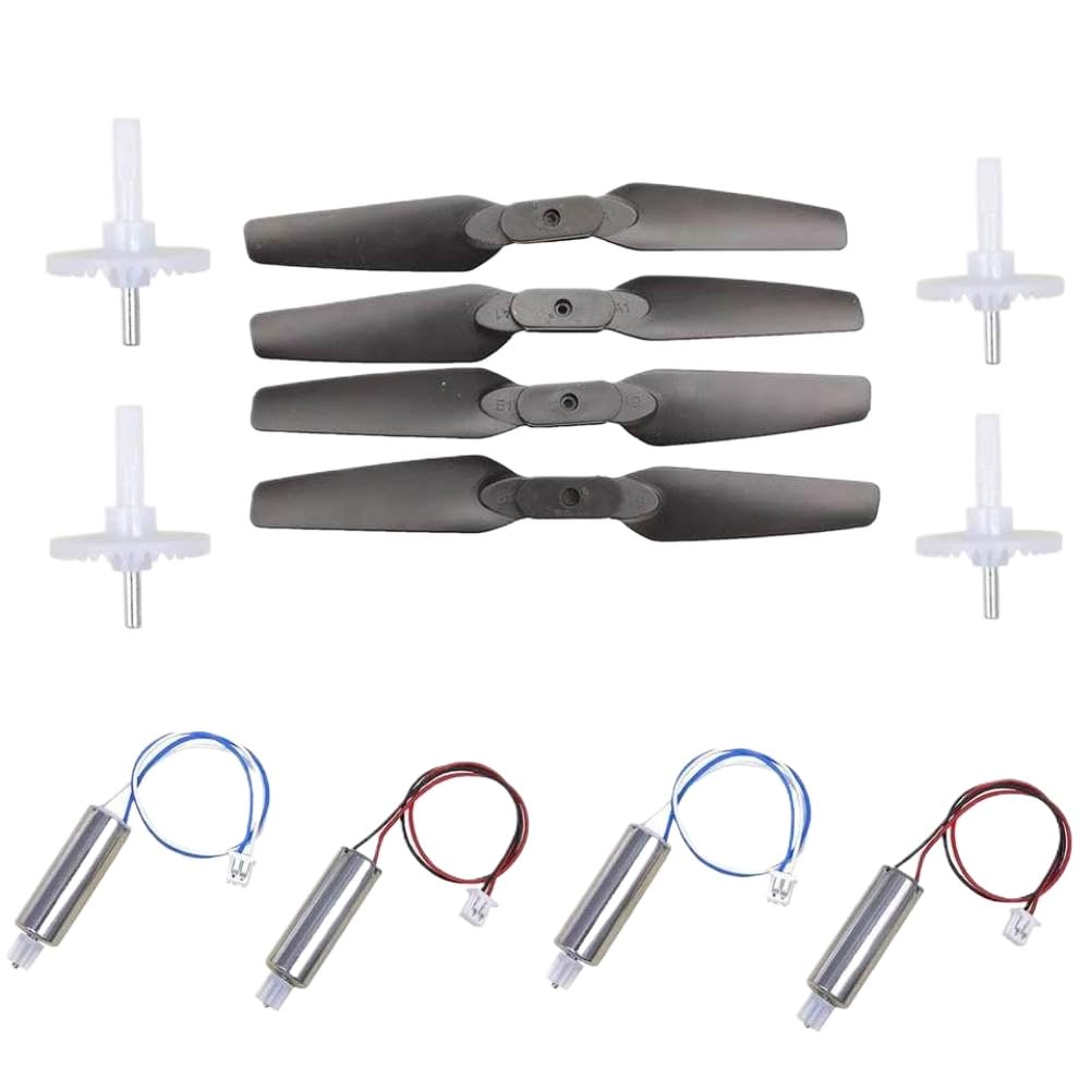 Motore di ricambio, elica e set di ingranaggi compatibili con i droni quadricotteri RC S168, E58, O019 e JY019