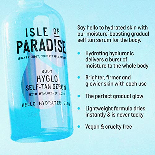 Isle of Paradise HYGLO BODY, Self Tan Serum, (150 ml) Hydrating Self Tanning Serum, Natural Ingredients & Vegan - Image 3