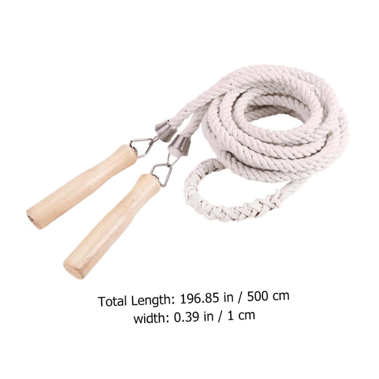 BCOATH Long Jump Rope for Team Games Durable Skipping Rope for Group Activities Outdoor Fun and Competitions Tangle Design