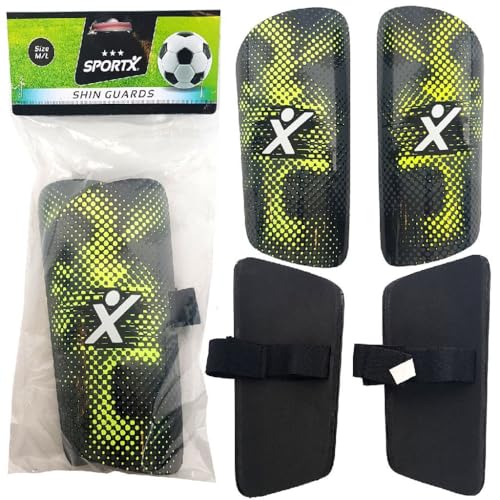 Sportx Shin Protektoren Green Black