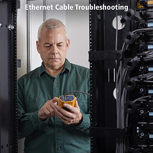 Fluke Networks - 5018508 MS-POE MicroScanner Copper Cable Verifier and PoE tester for RJ-45 Category 5-6A Ethernet Cables, Identifies Supplied Class 0-8 Power from Ethernet PSE Devices - Thumbnail 5