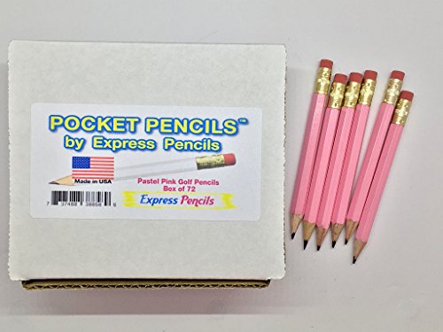Lápices Grafito #2 Pastel Rosa con Goma, Caja x72 miniatura 3