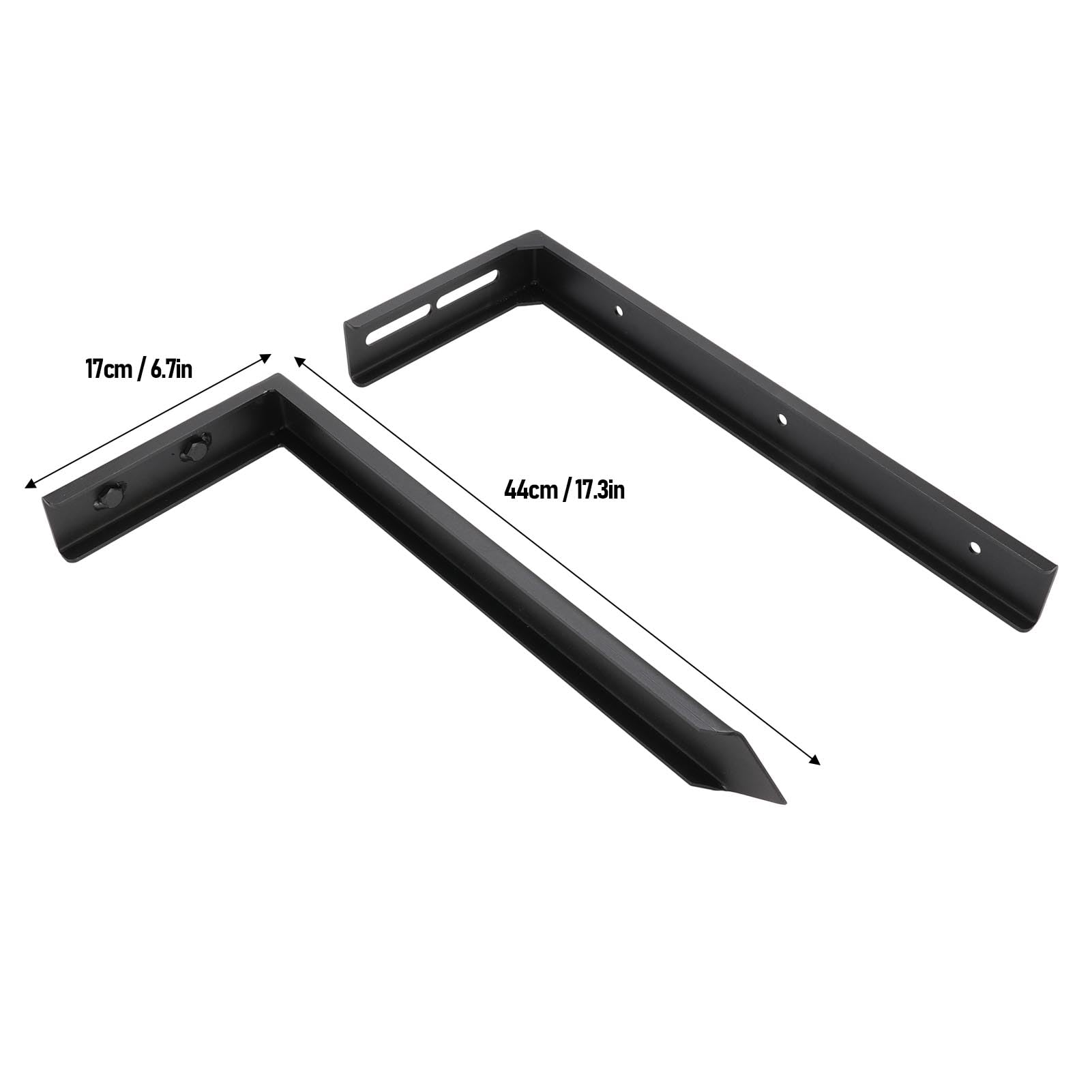Tnfeeon Kit de Reparación de Postes de Cerca Estacas de Acero de Alta Resistencia 17,3 X 6,7 Pulgadas Anclaje de Estaca para Cercas de Madera Rotas Fácil Instalación Soporte Resistente Al Viento para