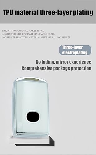 Miniatura 3 de ontto Funda para llave de auto con llavero compatible con Mazda 3 CX-5 CX-50 CX-3 CX-30 CX-9 CX-90 2020 en adelante, elegante carcasa para llavero