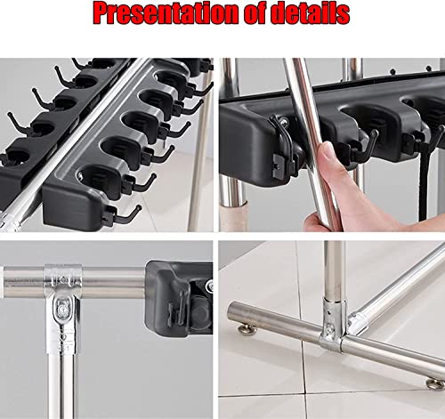 Support amovible pour balai idéal pour optimiser l'espace du balcon - 5