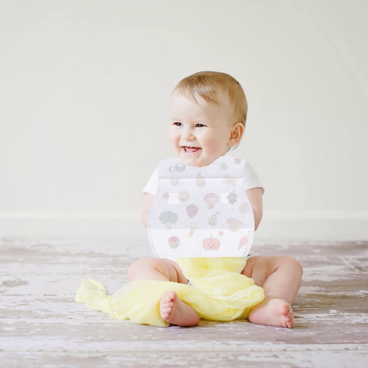 Toyvian 60 Pezzi Asciugamano Viaggio Asciugamani Per Bambini Bavaglini Per Bambini Bavaglini Per Sbavature Grembiuli Usa E Getta Per Mangiare Sacchetto Per Per