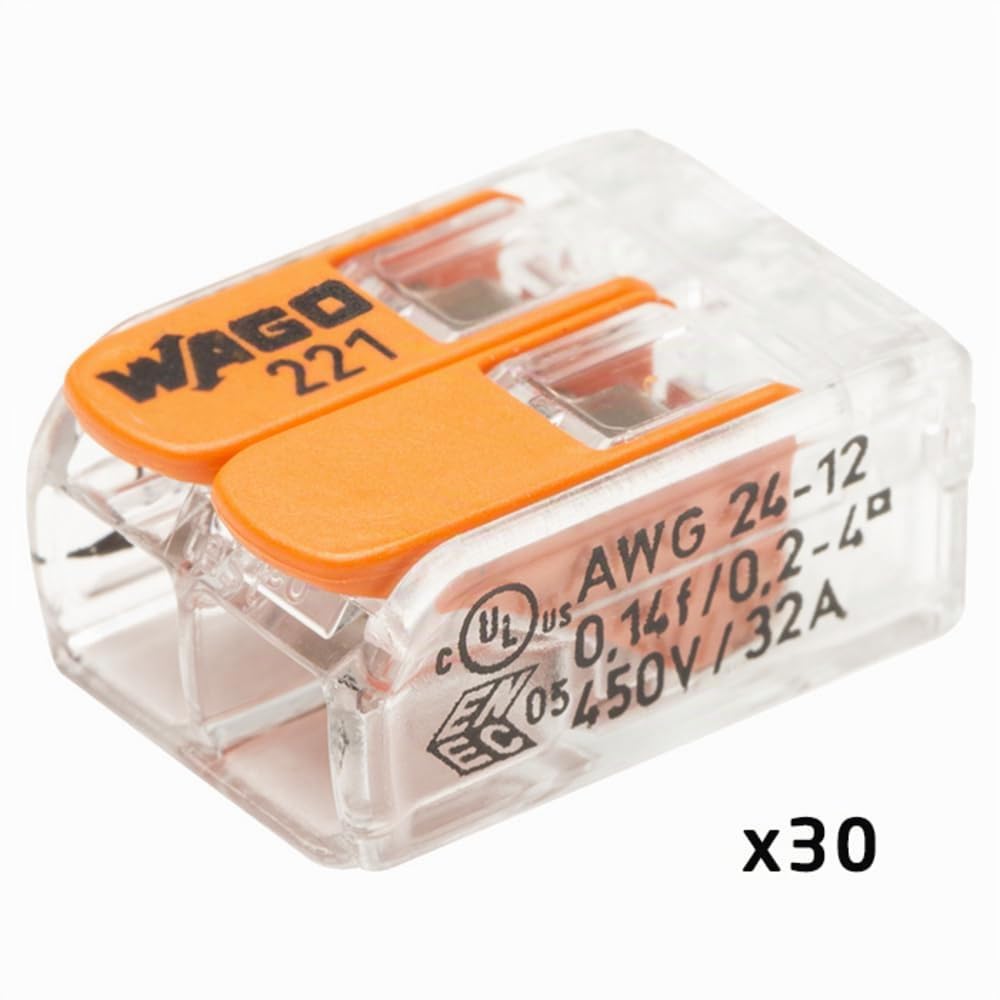 WAGO - S221 100 morsetti per connessione rapida 2,3 e 5 entrate per fili flessibili e rigidi