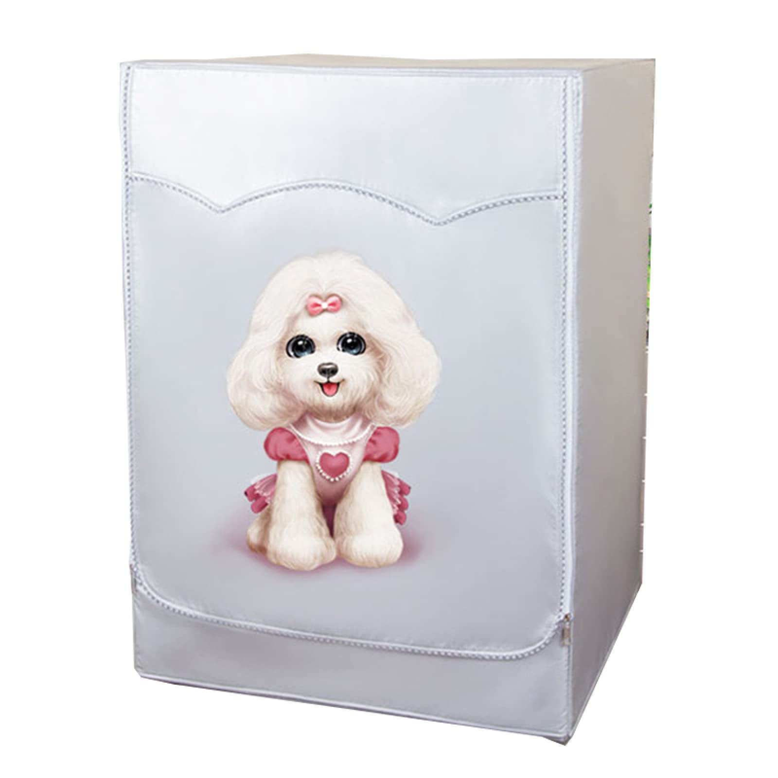 Custodia Per Lavatrice Copertura Per Lavatrice Antipolvere Asciugatrice Impermeabile Poliestere Rivestimento In Argento Tamburo Protettivo Per Articoli Per La Casa Lavadora,Away,60X65X85Cm Xl
