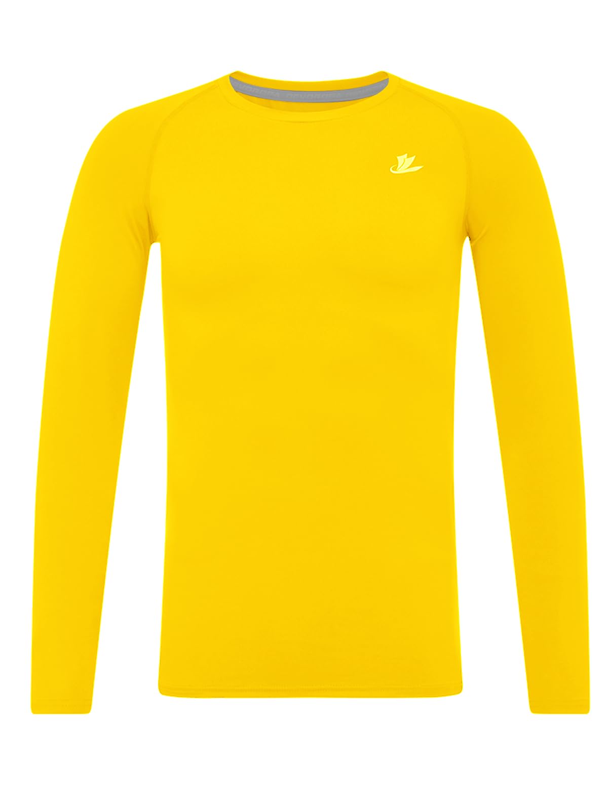 DEVOROPA Youth Boys Compression Shirt Long/Short Sleeve Football Baseball Undershirt Quick Dry Kids Sports Baselayer Crewneck