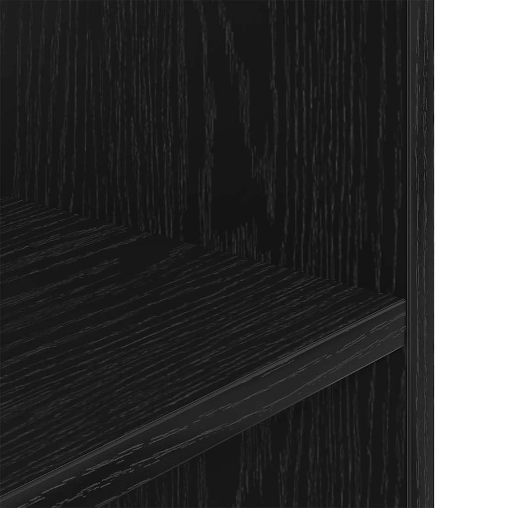 vidaXL Aquariumständer Schwarze Eiche 60 x 30 x 60 cm Holzwerkstoff