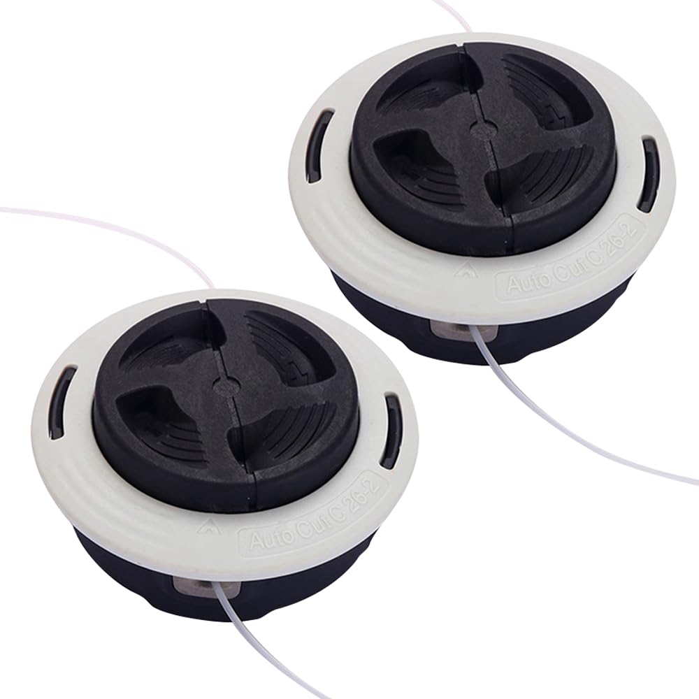 Mineup 2pcs Cabezal Desbrozadora para STIHL AutoCut C26-2, Reemplazo del Cabezal de Corte, Cabezal de Desbrozadora para STIHL FS55, FS56, FS70, FS80, FS85, FS87, FS89, FS90, FS91, FS94, FS111, FS120