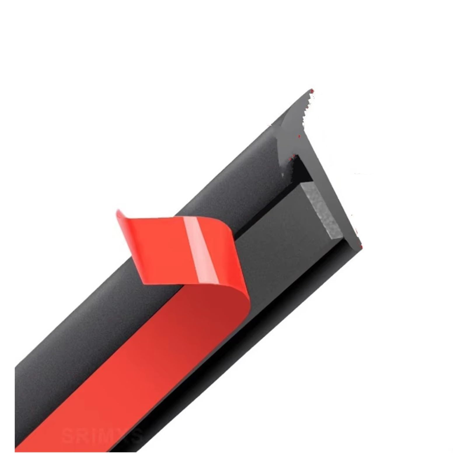 Car Rubber Sealing Strips for Fender Arch Small Slanted T-Type Seal Edge Gap Strips Waterproof Soundproof Protection 2/5M Car Rubber Strip Car Door Rubber Seal(2M)