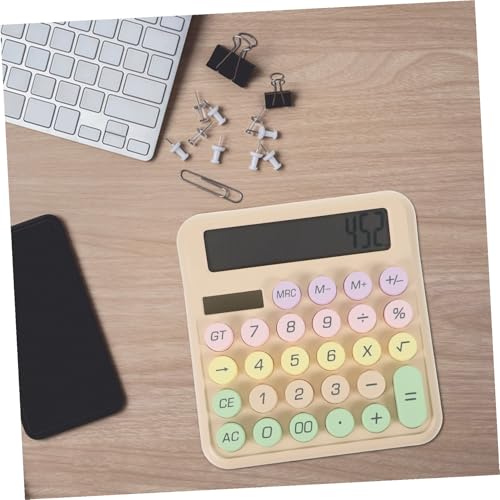 Calculadora de oficina portátil UKCOCO ideal para mochilas y estudio diario 5