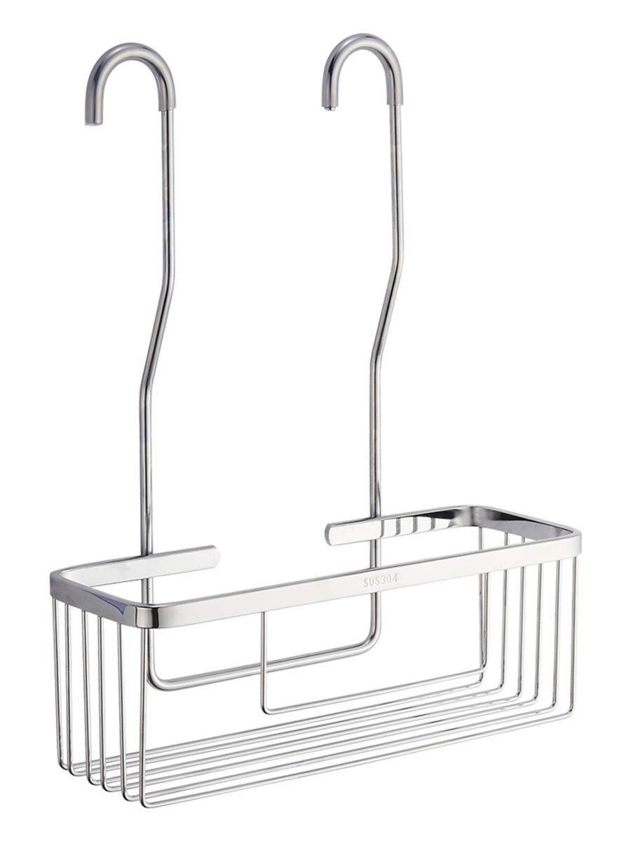 Bathroom Organiser Shelf Hanging Shower Caddy Basket 304 Stainless Steel Rustproof No Drilling Shower Shelves B Large Color