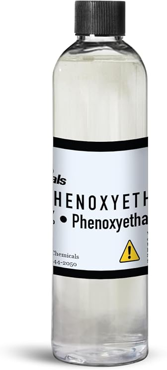 Phenoxyethanol Liquid (250 mL / 8.45 Ounce), Natural Cosmetics Preservative for DIY Products and Lotion Making