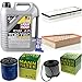 Produktbild QR-PARTS 69349852 Filter Set Inspektionspaket 5 Liter Liqui Moly Motoröl Top Tec 4100 5W-40 MANN-FILTER Innenraumfilter Kraftstofffilter Luftfilter Ölfilter
