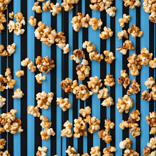 Image of Sea Salt Caramel Gourmet Popcorn, Ready-to-Eat, Non-GMO, 130g Tin | Handcrafted Sweet & Salty, Ready-to-Eat Mushroom, Caramel Snack,