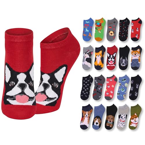 Image of Tipi Toe Women's 20 Pack Colorful Low Cut Socks - Lightweight, Breathable Design for All-Day Comfort Sizes 9-11 /10-13
