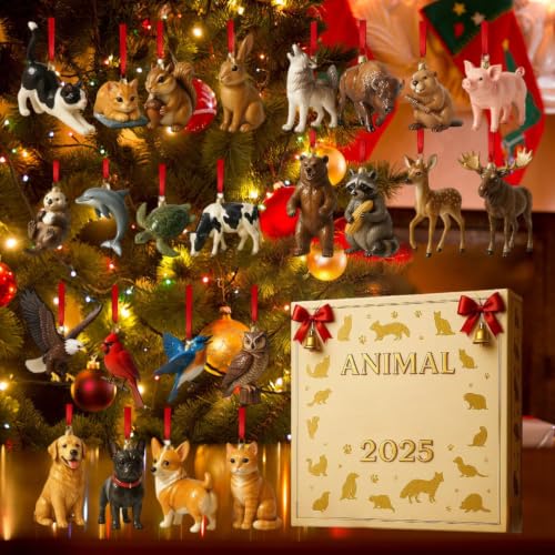 Calendrier de l'avent acrylique 2D gain de place pour petits espaces