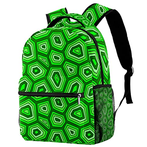 Sac à dos scolaire vert ergonomique contre le mal de dos en classe et rando