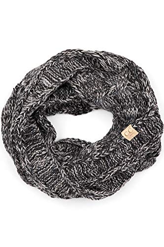 JINS CLOSET 2-9 years old Kids Children Girl Boy Multi Tone Ribbed Soft Warm Infinity Scarf