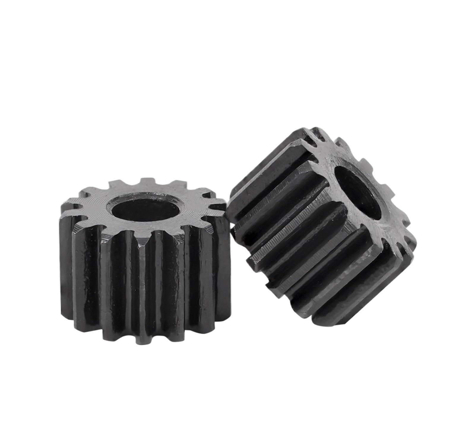 Bevel Gear Pinion Hardware Mechanical 1pcs Spur Gear 1M-12T/13T/14T/15T/16T/17T/18T/19T/20T/21T/22T Carbon Steel Blackening Cylindrical Gear Transmission Accessories(1M17T - Bore 6mm)