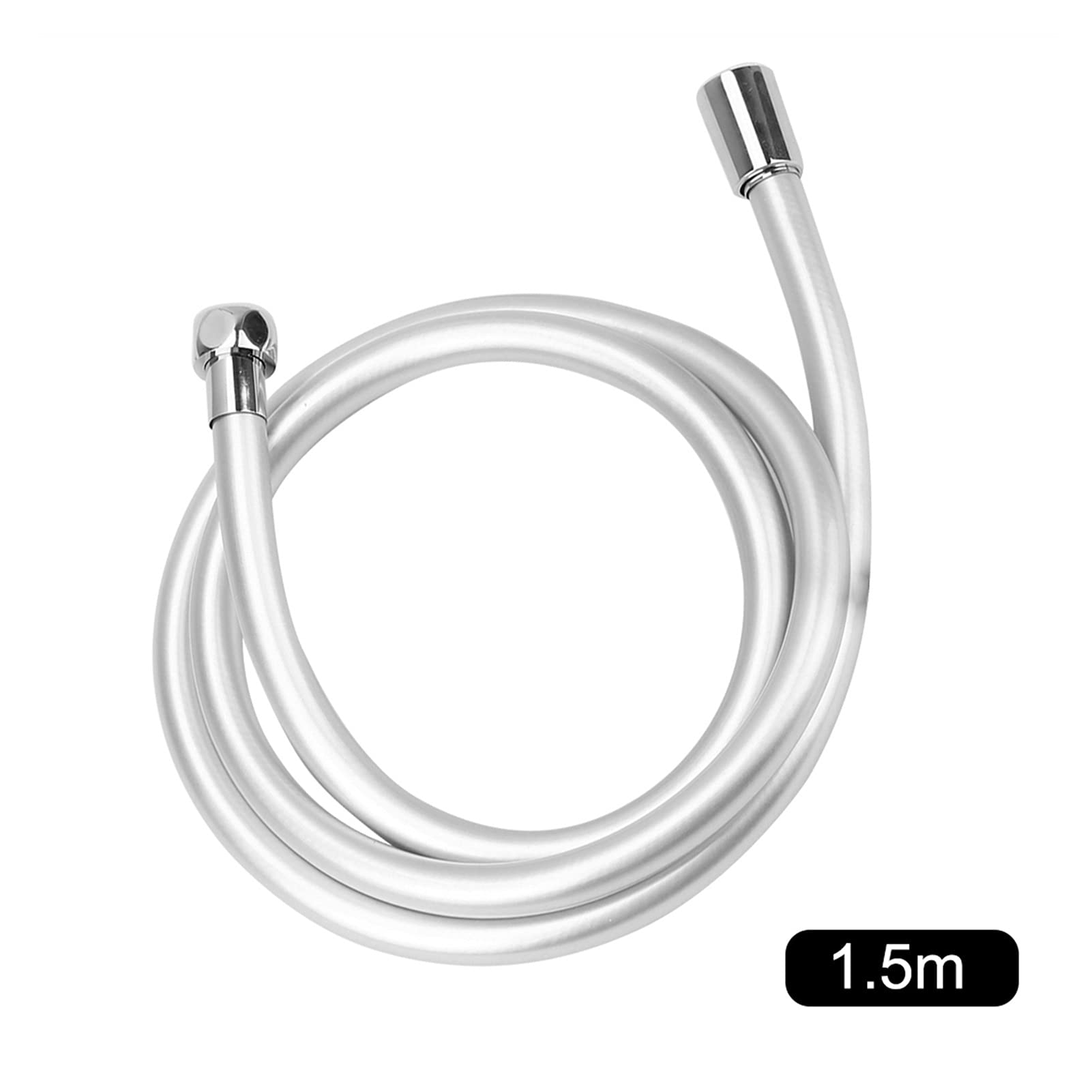 Tuyaux de plomberie, tuyau de chauffe-eau, tuyau de douche flexible, tuyau d'interface 2 tuyaux de douche lisse haute pression 1,2/1,5/2 m, tuyau de douche flexible anti-enroulement, accessoires de sa