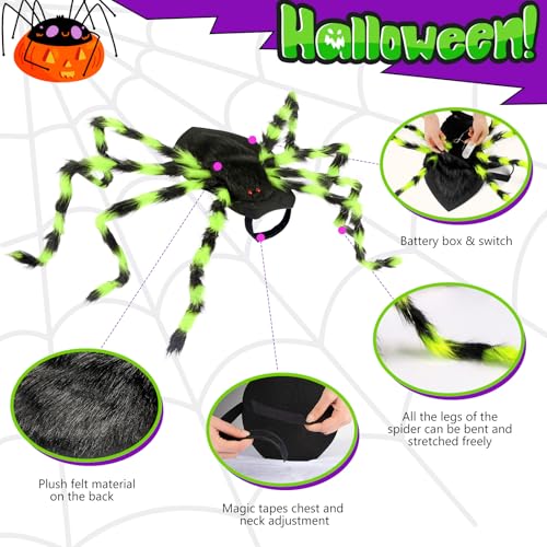 Disfraz de Araña con 64 LED para Perros Medianos y Grandes miniatura 3