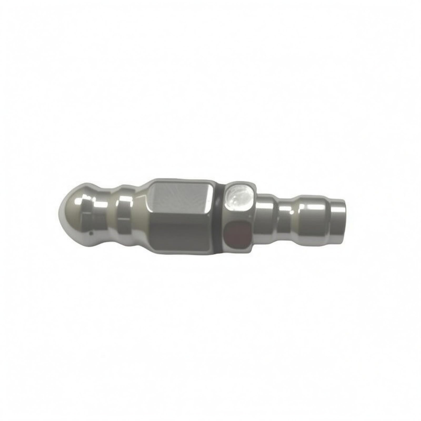 OJIVA Hexagonal Center High-Pressure Nozzle Connector Cylindrical Body Pipe Cleaning Nozzle Rounded Front Silver Finish, High Pressure Nozzle|Business & Industrial|Cleaning & Janitorial Supplies-image-28
