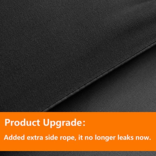 TAIMIT Full Size Comforter Set - 7 Pieces, Bed in a Bag Bedding Sets with All Season Soft Quilted Warm Fluffy Reversible Comforter,Flat Sheet,Fitted Sheet,2 Pillow Shams,2 Pillowcases,Dark Grey - Image 3