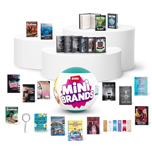 Mini Brands 77493 Books (Single Capsule) Bücher Überraschungskapsel, Serie 1