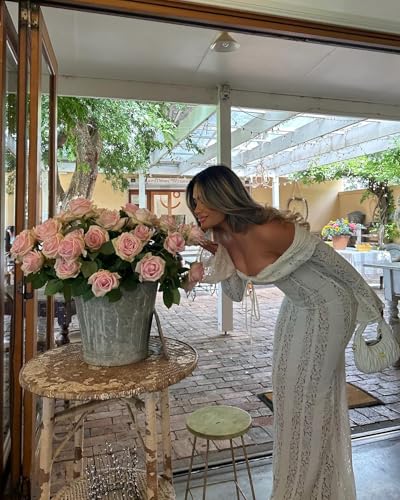 Women's lace Off The Shoulder Evening Dress 2024 Black Mermaid Cocktail Wedding Party Maxi Dress4