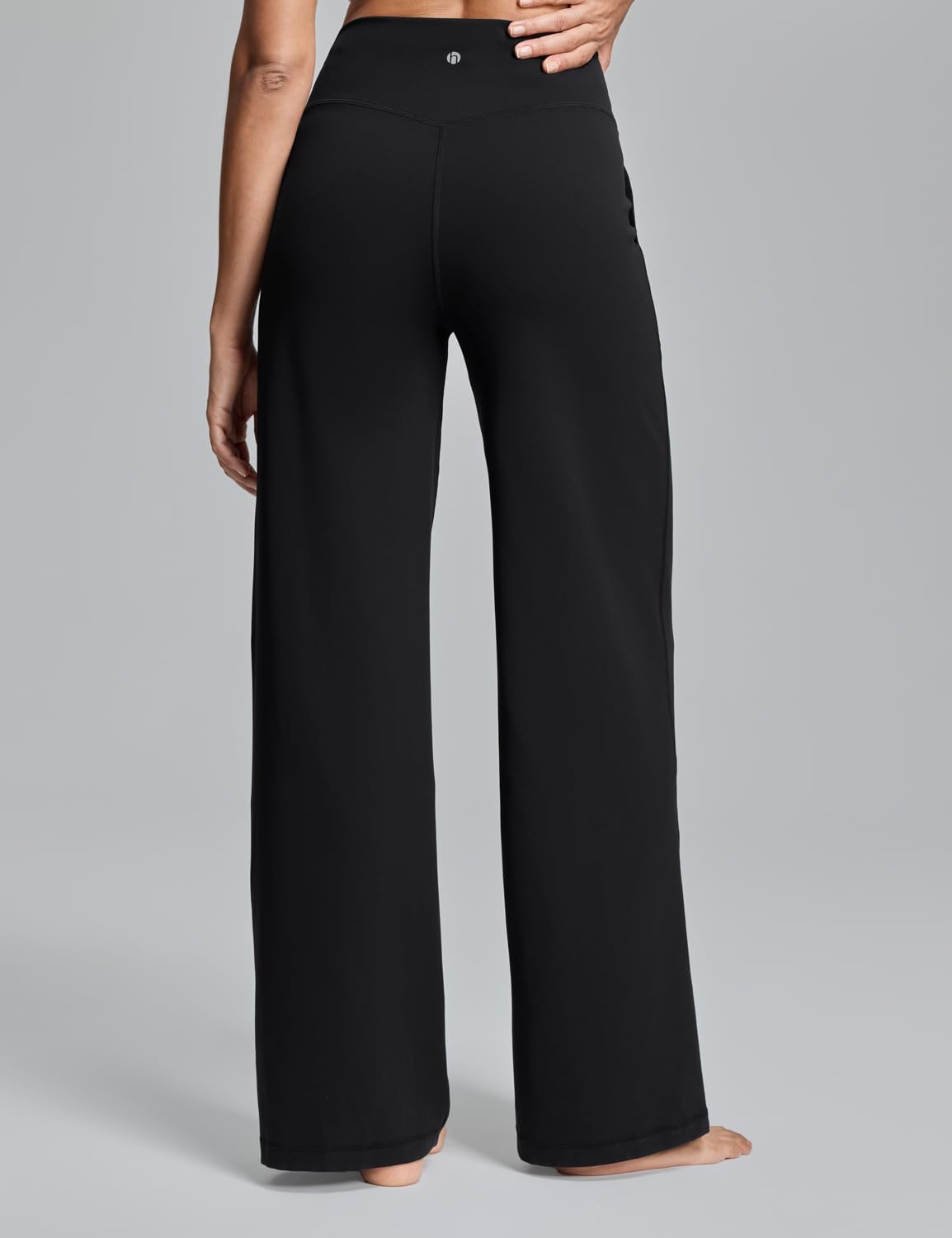 HeyNuts Wide Leg Pants for Women 29"/ 30.5"/ 32.5"/ 34.5", High Waisted Casual Stretch Straight Leg Yoga Pants with Pockets