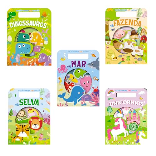 Coleção Aprenda com Diversão - Kit com 5 Livrinhos