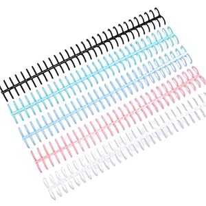 TIPOACIANNI8 5 Stks 30 Gaten Losse Blad Binder Spiraal Ringen Plastic Binding Ring Plastic Binding Ring Lente Spiraal…