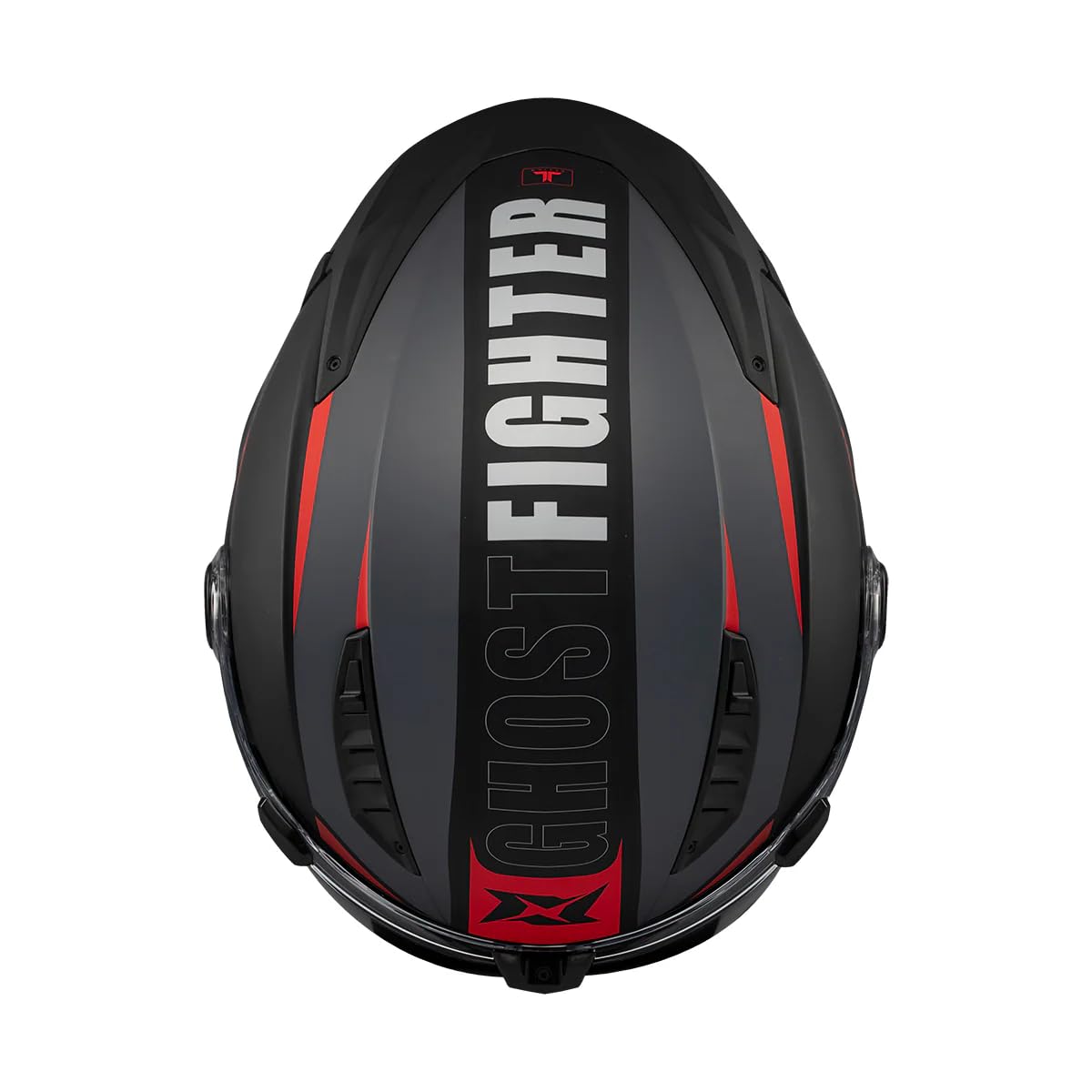 Casco Modular AXXIS GHOSTFIGHTER SV Maniac B5 Mate Rojo | Casco Abatible de Moto con Visor Solar | Homologación ECE 22.06