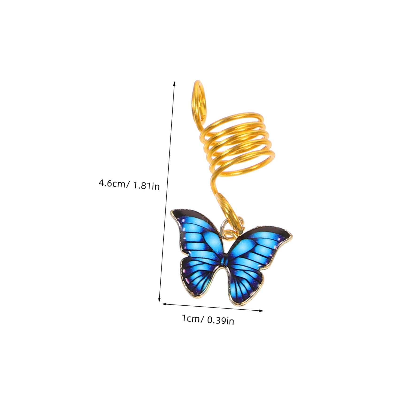 Didiseaon 124 Piezas Rastas hair clips horquillas moño hair pin pasadores joyas accesorios para el cabello pirata mujer encantos de trenza Diamante sombrerería talón anillo de pelo