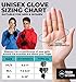 Tough Outdoors Fleece Gloves with Touchscreen - Warm Men's & Women's Winter Gloves - Thermal Fleece Lined Gloves for Running