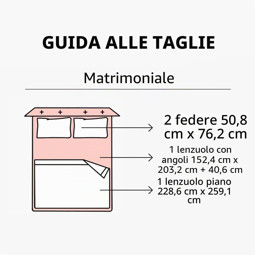 EVERLY Set di lenzuola in lino per letto matrimoniale, 100% lino francese stonewash, set di 4 pezzi (1 lenzuolo piatto, 1 lenzuolo con angoli, 2 federe), adatto per chi dorme caldo, set di biancheria