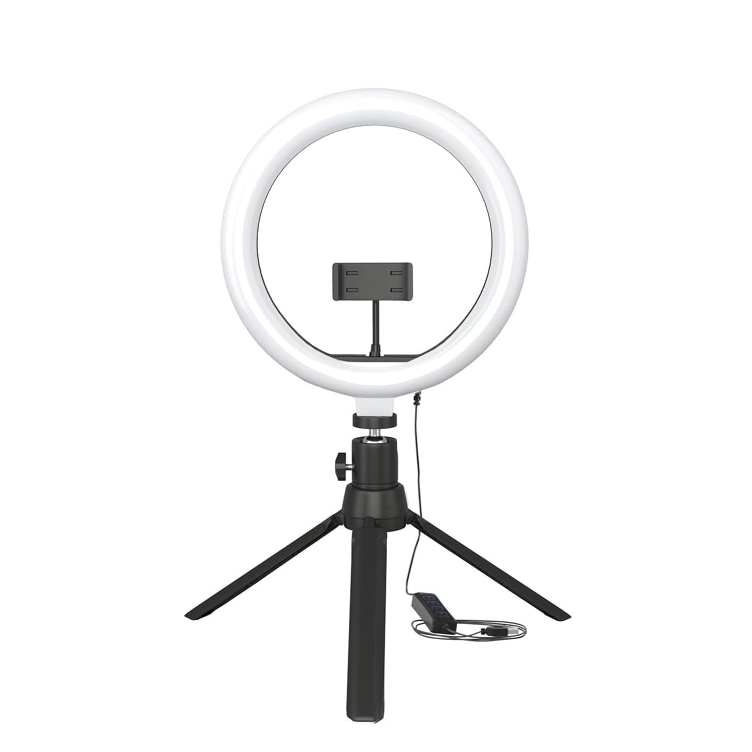 Amazon Basics 10-inch Ring Light with Tripod Stand | 3 Color Modes | 10 Brightness Settings | 360° Rotation | Suitable for Mobile Phones & Camera, YouTube, Photoshoot, Videography and More-image-46