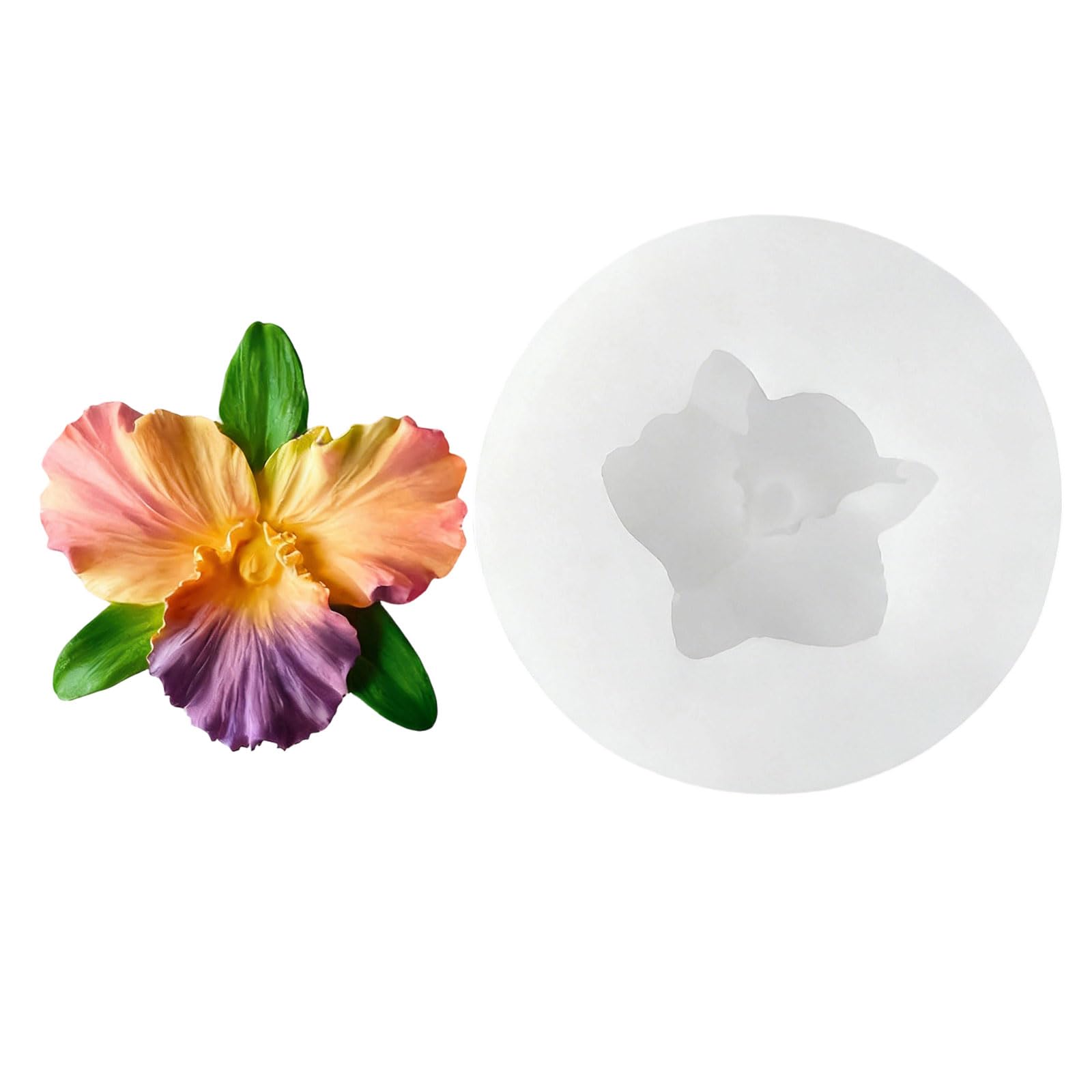 Alksubbm Silicone Mold Flower, for Crafting Soap Chocolate Art, Crystals Drip Decorations Art