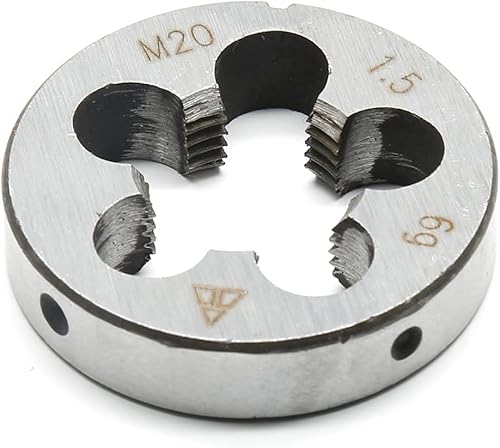 M20 x 1,5 rosca métrica derecha muere para roscado, rosca de 0.787 in y paso de 0.059 in, acero de aleación