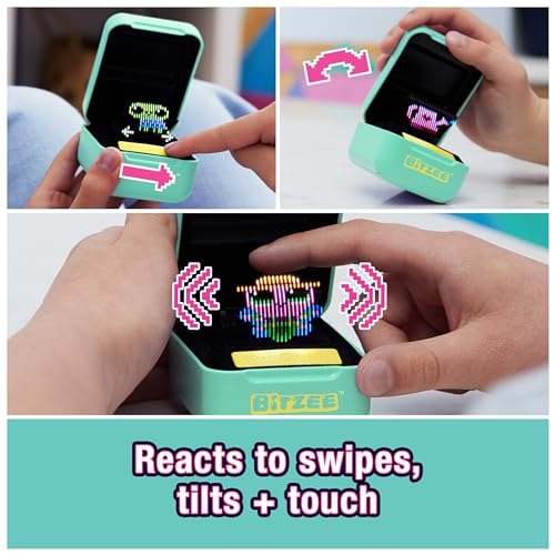 Bitzee - Digital Touch Pet Interactive Toy with 15 Virtual Electronic Animals That React to Motion and Touch, Mint, Gift for Children Aged 5+ - Image 3