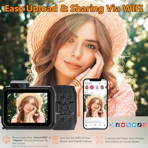 8K Underwater Camera, 70MP 33FT WiFi Waterproof Digital Camera with 32GB | Dual-Screen Selfie, Floatable, Auto Focus, Fill Light, 2500mAh Battery, 18X Digital Zoom, Ideal for Snorkeling & Swimming - Image 3